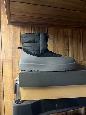 UGG Black Winter Platform Rain Boot